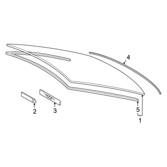 Toyota OE - Back Glass - Glass