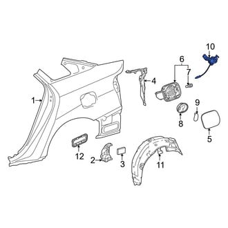 Toyota OE - Rear Fuel Door Latch