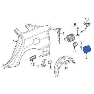 Toyota OE - Rear Fuel Filler Door