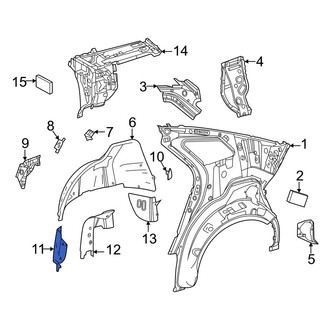 Toyota OE - Quarter Panel Extension