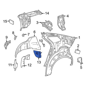 Toyota OE - Quarter Panel Extension