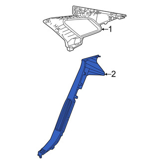 Toyota OE - Rear Left Body C-Pillar Trim Panel