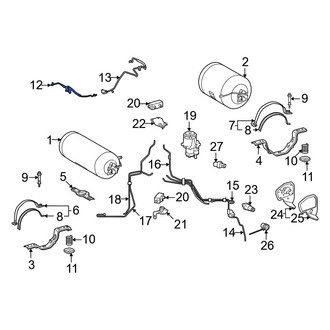 Toyota OE - Rear Fuel Return Line