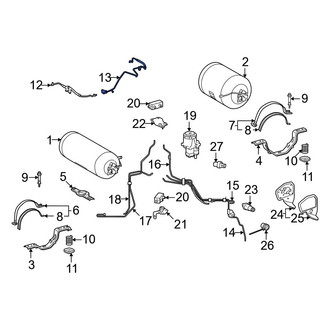 Toyota OE - Rear Fuel Return Line