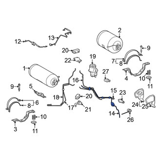 Toyota OE - Rear Fuel Return Line