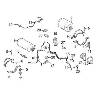 Toyota OE - Rear Fuel Return Line