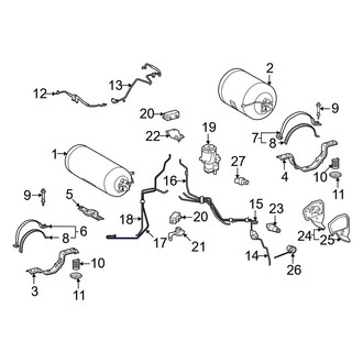 Toyota OE - Rear Fuel Return Line