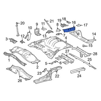 Toyota OE - Rear Left Floor Extension