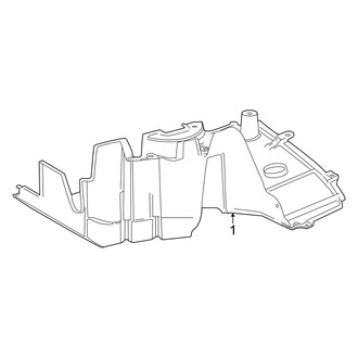 Toyota OE - Rear Body & Floor - Splash Shields