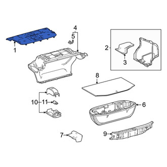 Toyota OE - Rear Package Tray Trim