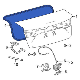 Toyota OE - Rear Outer Deck Lid Seal