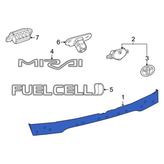 Toyota OE - Rear Deck Lid Finish Panel