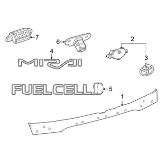 Toyota OE - Trunk Lid - Exterior Trim