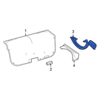 Toyota OE - Rear Left Deck Lid Hinge Cap