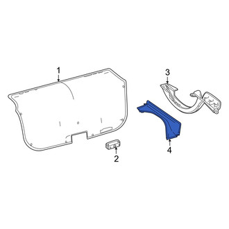 Toyota OE - Rear Left Deck Lid Trim