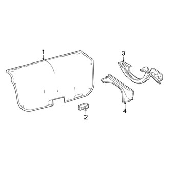 Toyota OE - Trunk Lid - Interior Trim