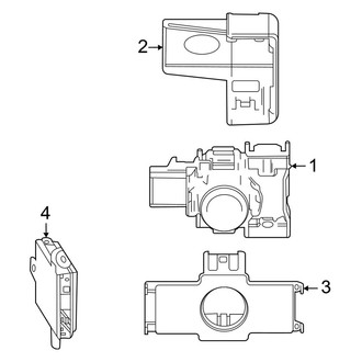 Toyota OE - Rear Bumper - Electrical Components