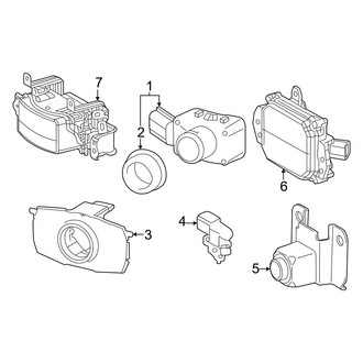 Toyota OE - Front Bumper - Electrical Components