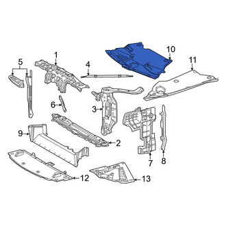Toyota OE - Front Center Radiator Support Access Cover