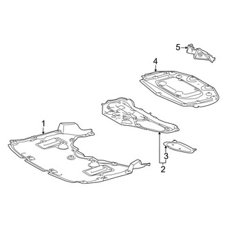 Toyota OE - Radiator Support - Splash Shields