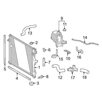 Toyota OE - Cooling - Radiator & Components