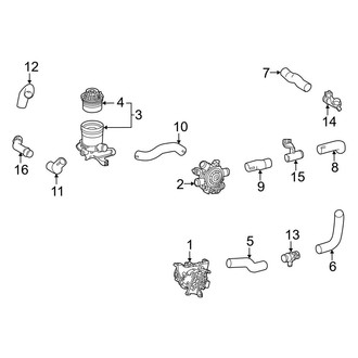 Toyota OE - Cooling - Water Pump
