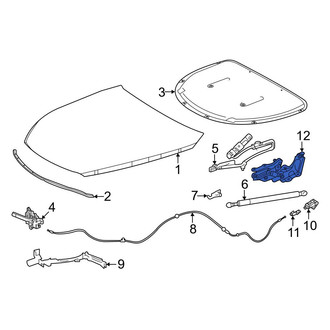 Toyota OE - Front Left Hood Hinge