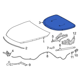 Toyota OE - Front Hood Insulation Pad