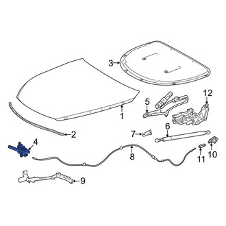 Toyota OE - Front Hood Latch