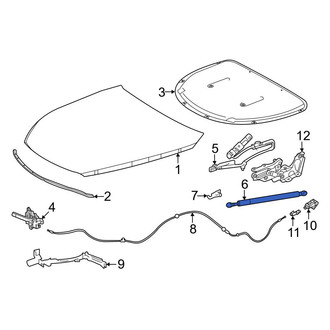 Toyota OE - Hood Lift Support