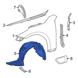 Toyota OE - Front Left Fender Splash Shield