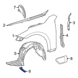 Toyota OE - Front Fender Liner Extension