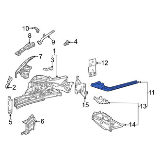 Toyota OE - Front Left Frame Side Member