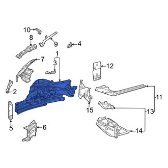 Toyota OE - Front Left Fender Apron Assembly