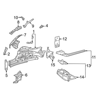 Toyota OE - Fender - Structural Components & Rails
