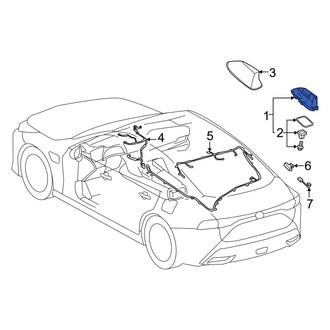 Toyota OE - Radio Antenna Assembly