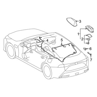 Toyota OE - Electrical - Antenna