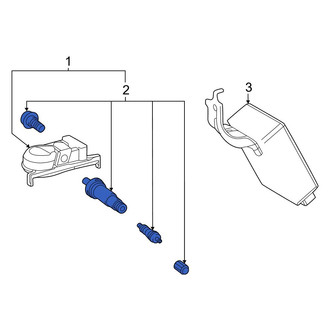 Toyota OE - Tire Pressure Monitoring System (TPMS) Sensor Service Kit