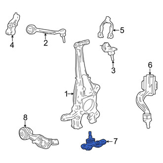 Toyota OE - Front Left Lower Suspension Ball Joint