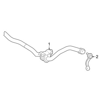 Toyota OE - Front Suspension - Stabilizer Bar & Components