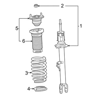 Toyota OE - Front Suspension - Struts & Components
