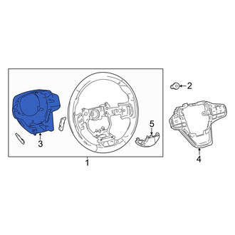 Toyota OE - Rear Steering Wheel Back Cover