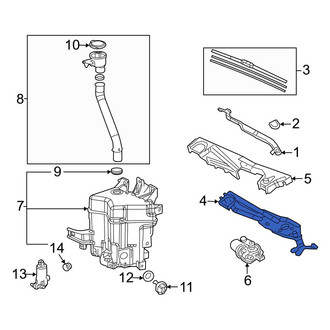 Toyota OE - Wiper Linkage