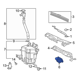 Toyota OE - Wiper Motor
