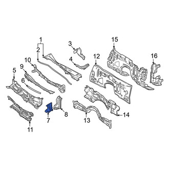 Toyota OE - Front Left Cowl Side Panel