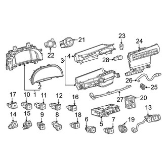 Toyota OE - Instrument Panel - Cluster & Switches