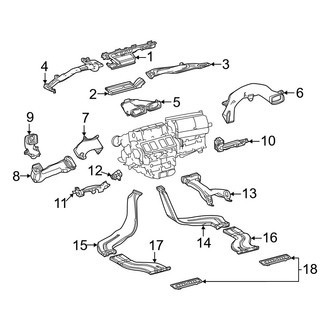 Toyota OE - Instrument Panel - Ducts