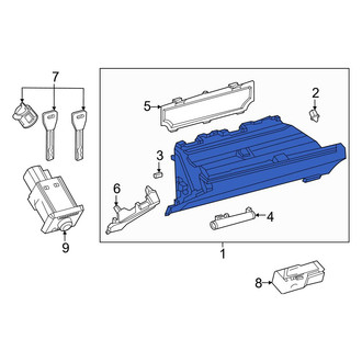 Toyota OE - Front Glove Box Assembly