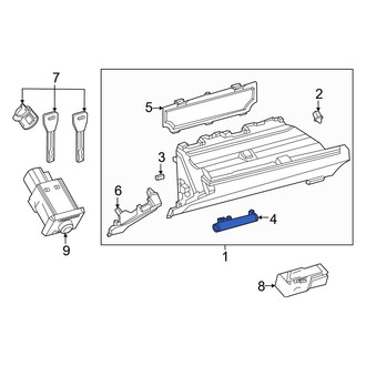 Toyota OE - Front Glove Box Door Bumper