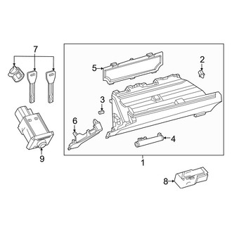 Toyota OE - Instrument Panel - Glove Box